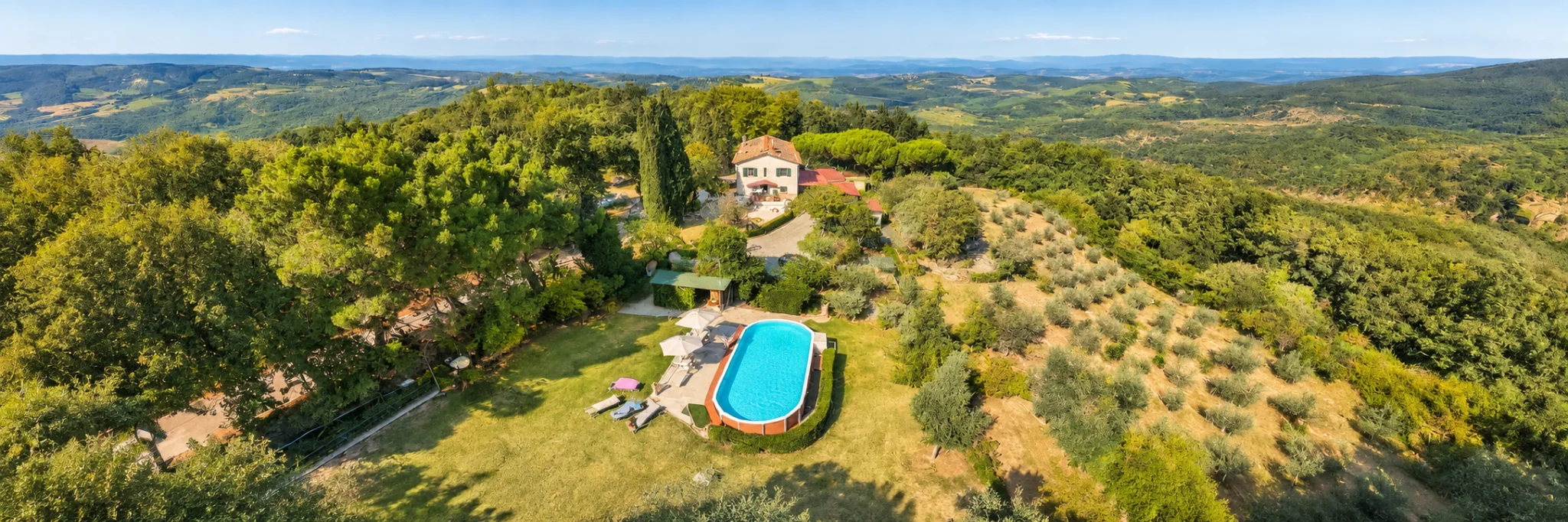 La Fabbrichina vue aérienne